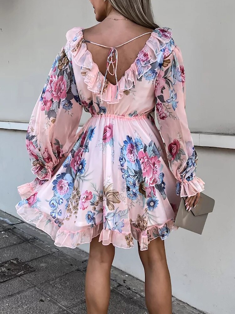 Florivelle | Jurk met bloemenprint
