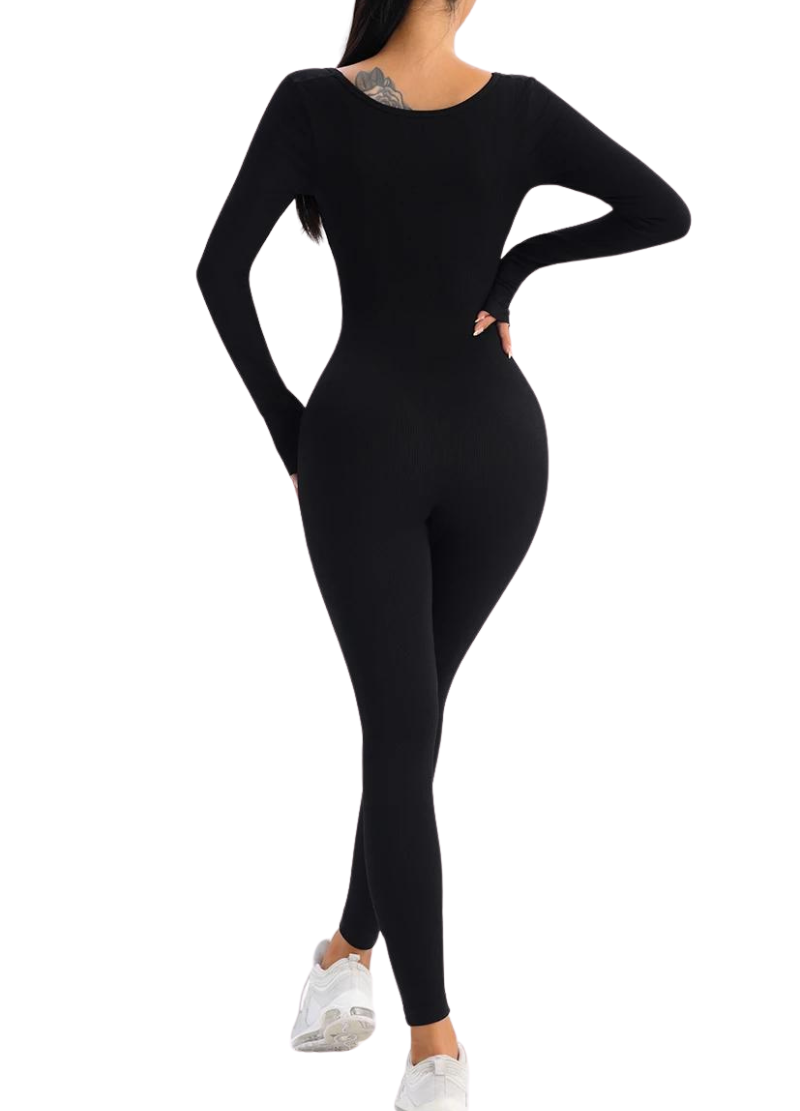 FlexContour | Fitness jumpsuit met pads