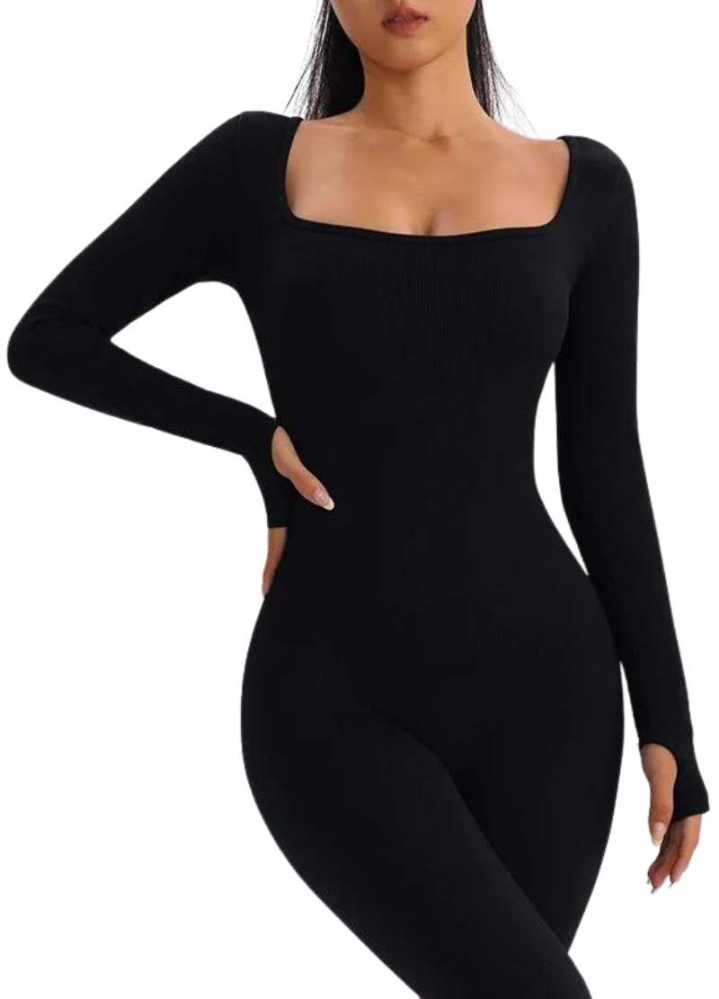 FlexContour | Fitness jumpsuit met pads