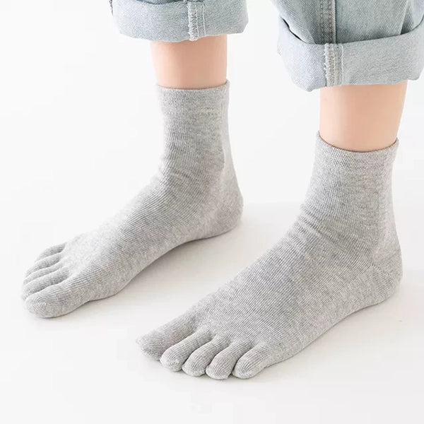 PureStep | Antislip katoenen teensokken voor de hele dag comfort en frisheid