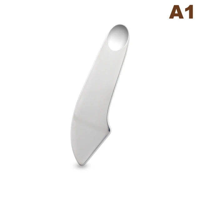 FoundationSpatula | Roestvrijstalen funderingsspatel