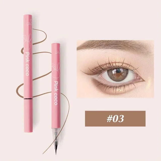 ThinEyeliner | Ultra dunne zijdeachtige matte vloeibare eyeliner