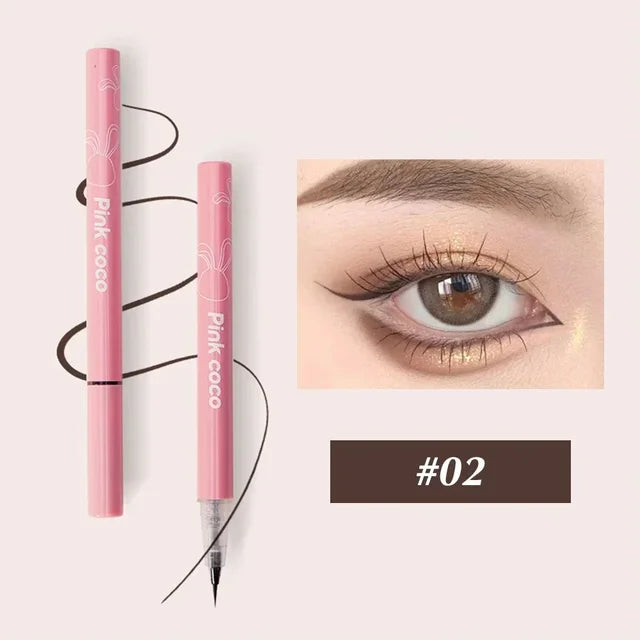 ThinEyeliner | Ultra dunne zijdeachtige matte vloeibare eyeliner