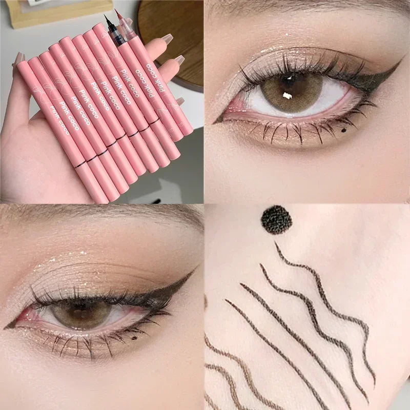 ThinEyeliner | Ultra dunne zijdeachtige matte vloeibare eyeliner