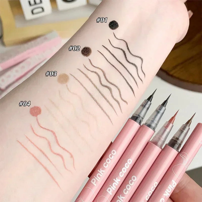ThinEyeliner | Ultra dunne zijdeachtige matte vloeibare eyeliner