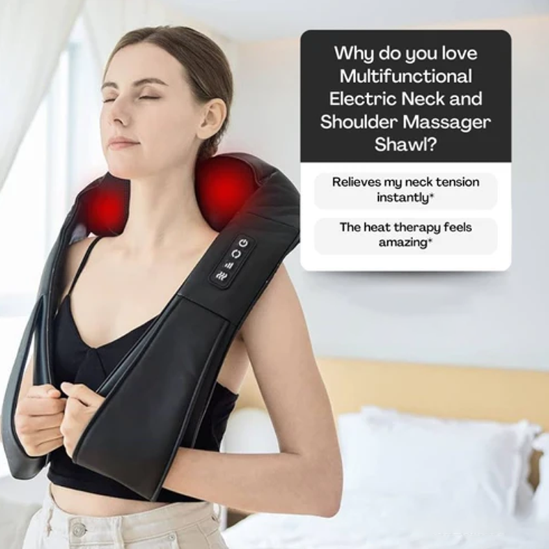 RelaxScarf | Directe verlichting voor nek- en schouderpijn met warmtetherapie