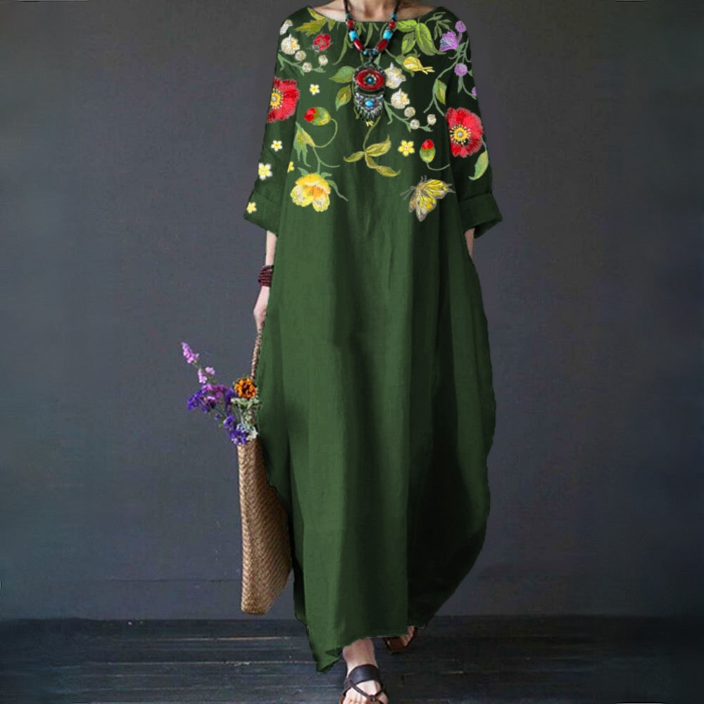 Floravelle | Elegante Bloom Maxi Dress