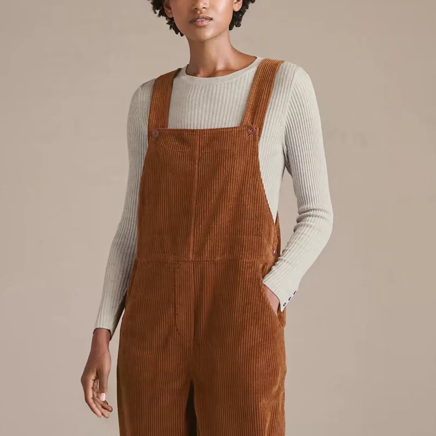 Cordurielle | Vintage Charm Corduroy Overalls
