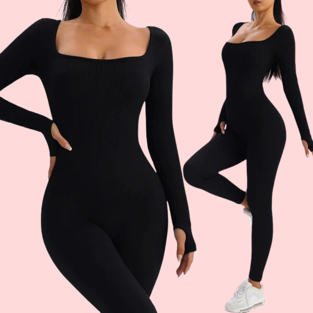 FlexContour | Fitness jumpsuit met pads