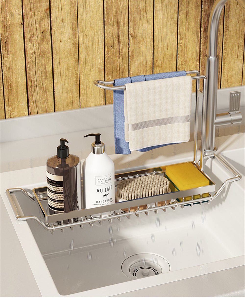 SinkSavvy | Adjustable Telescopic Sink Organizer