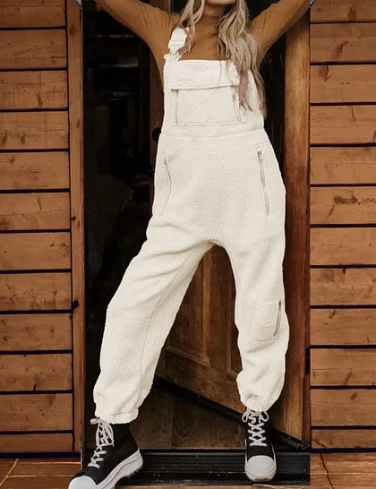 Theravelle | Thermo overall van fleece voor dames met zakken met rits