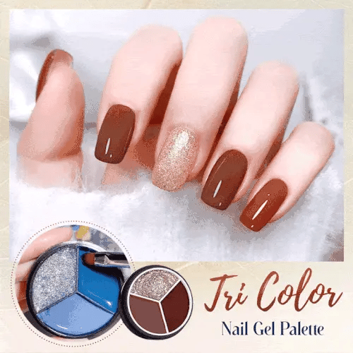 Tri Color Nail Gel Palette