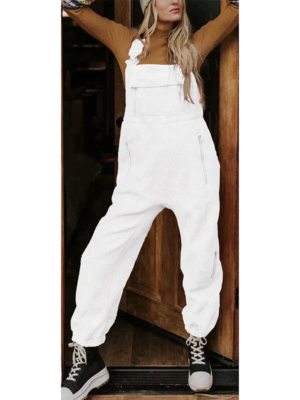 Theravelle | Thermo overall van fleece voor dames met zakken met rits