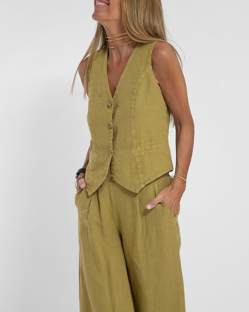 Ravela | Elegante 2-Delige Set Top & Wijde Broek