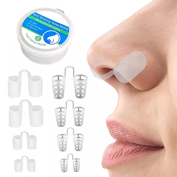 BreatheQuiet | Anti-Snurk Neusverwijderset (8 stuks)