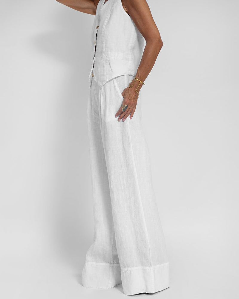 Ravela | Elegante 2-Delige Set Top & Wijde Broek