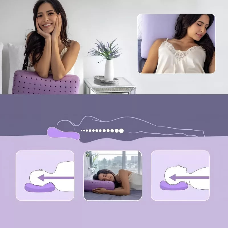 LavenderRest | Verkoelend traagschuim nekkussen
