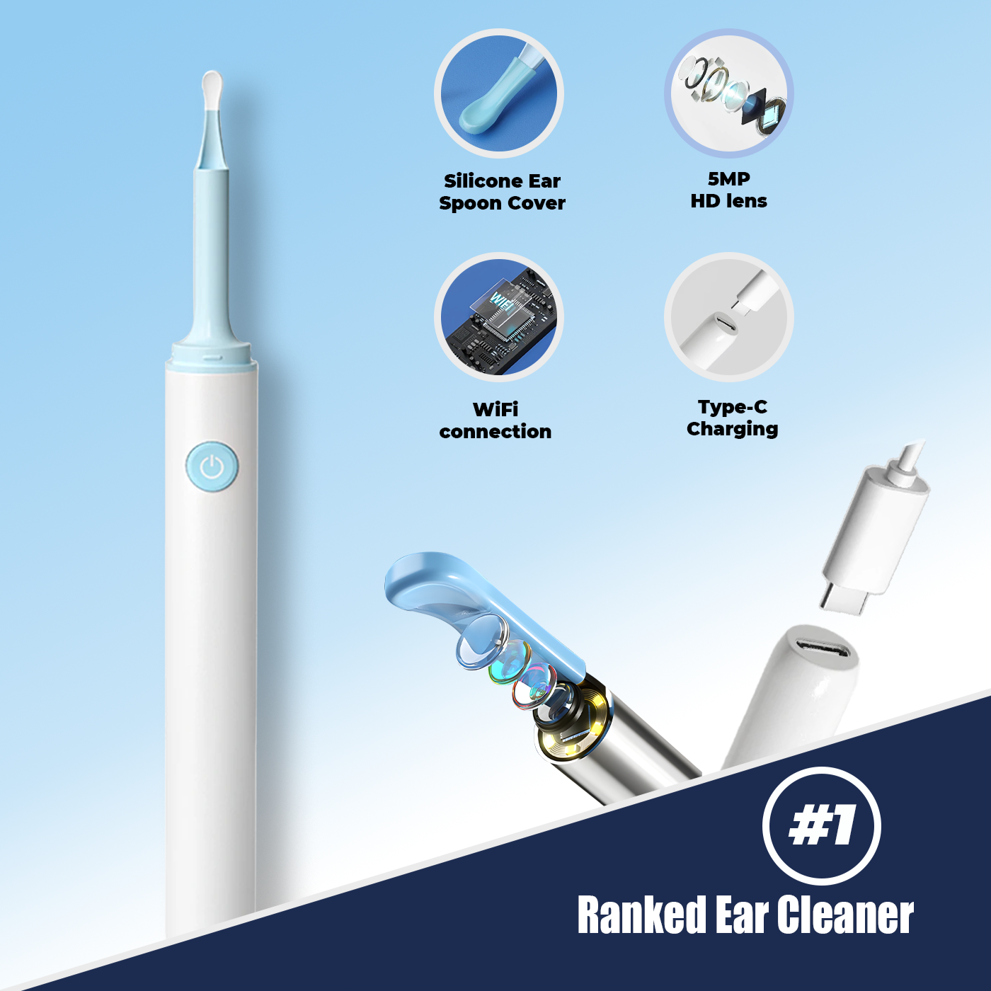EarClear | Gemakkelijk oorsmeer verwijderen met realtime visuals!