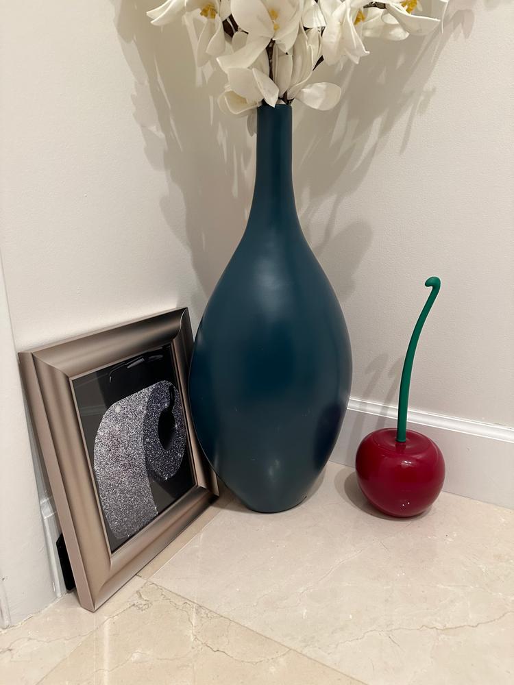 CherryFlush | Elegante Kersen Toiletborstelgarnituur