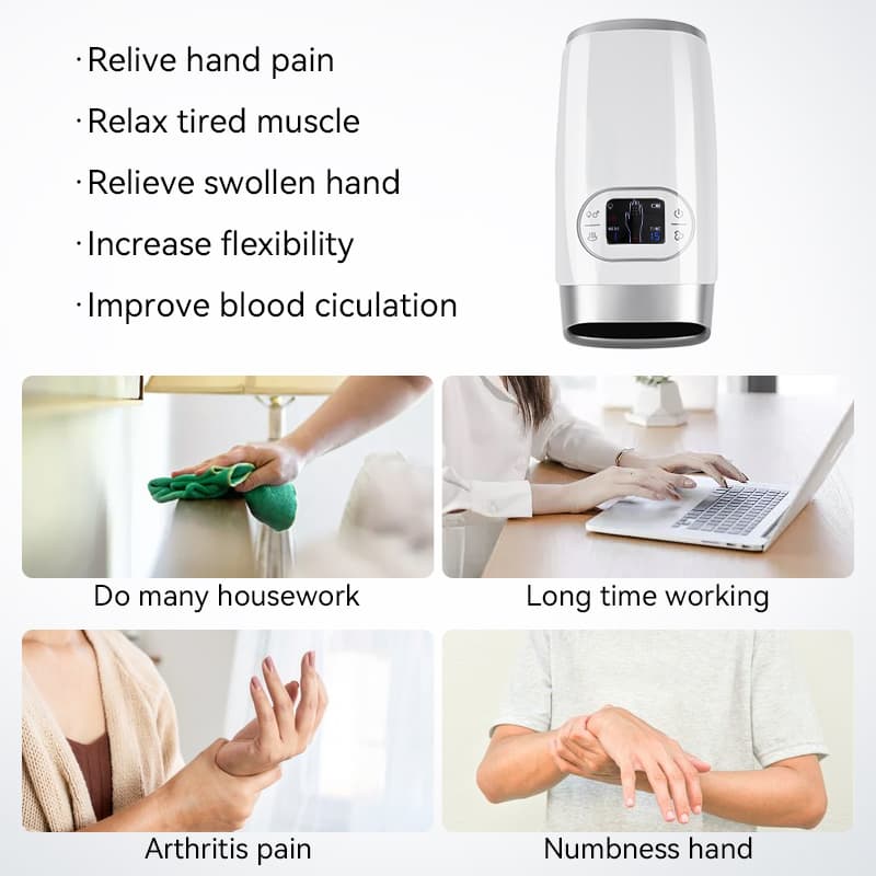 FlexiHands | Draagbare handmassager voor verlichting van pijn en verbeterde flexibiliteit