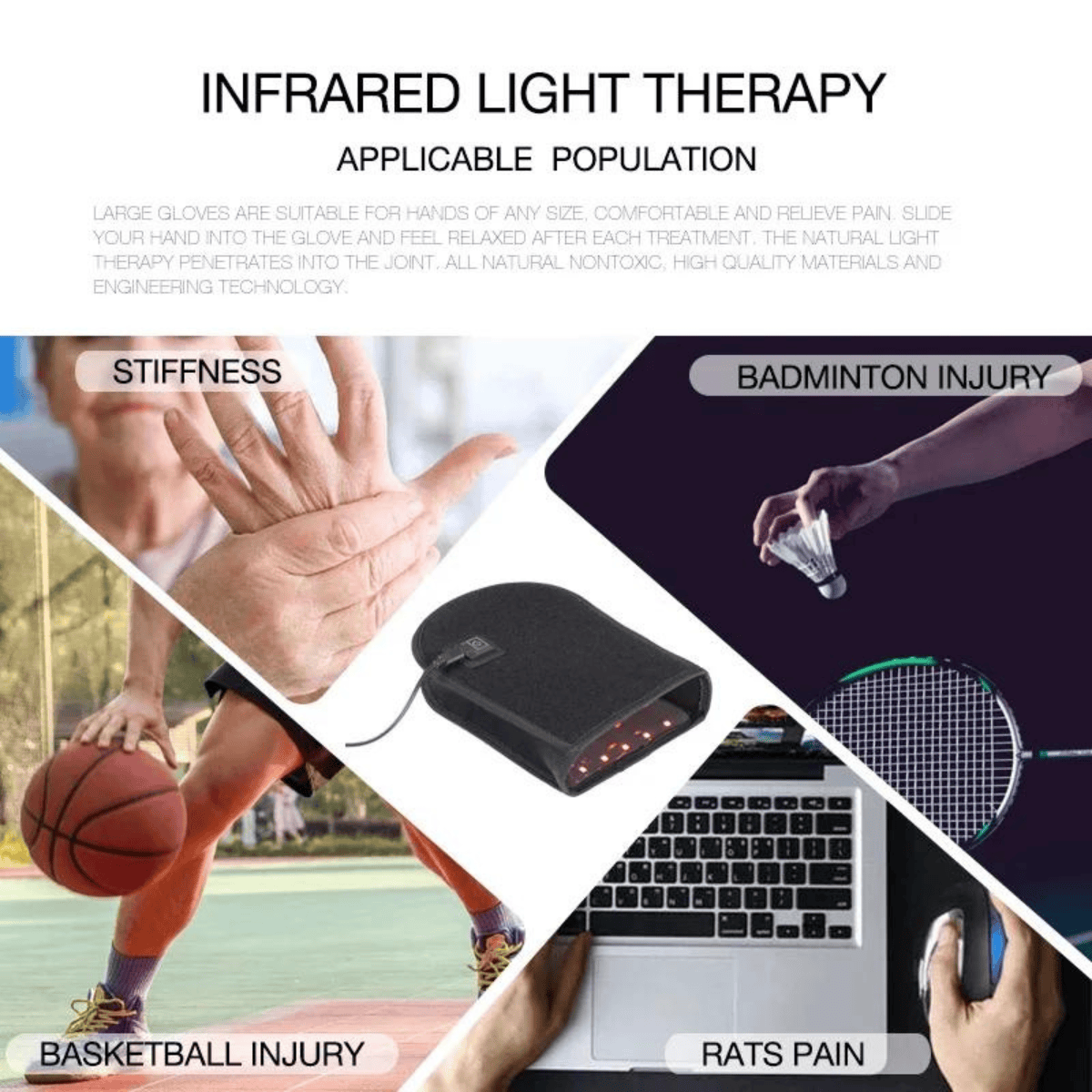 FlexiGlow | Lichttherapie Handschoen