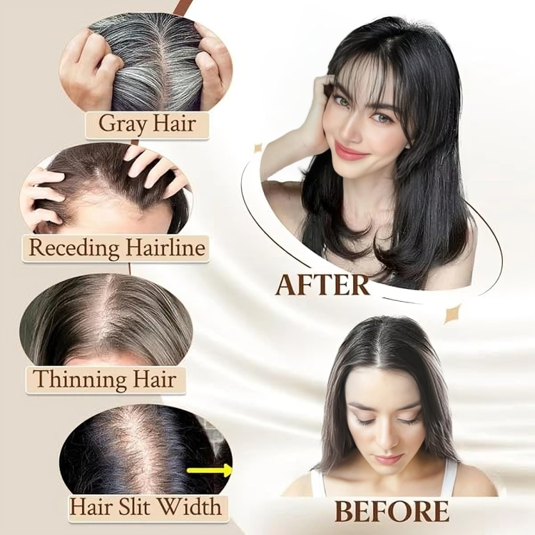 CrownLift | Volumizing haar topper pruik