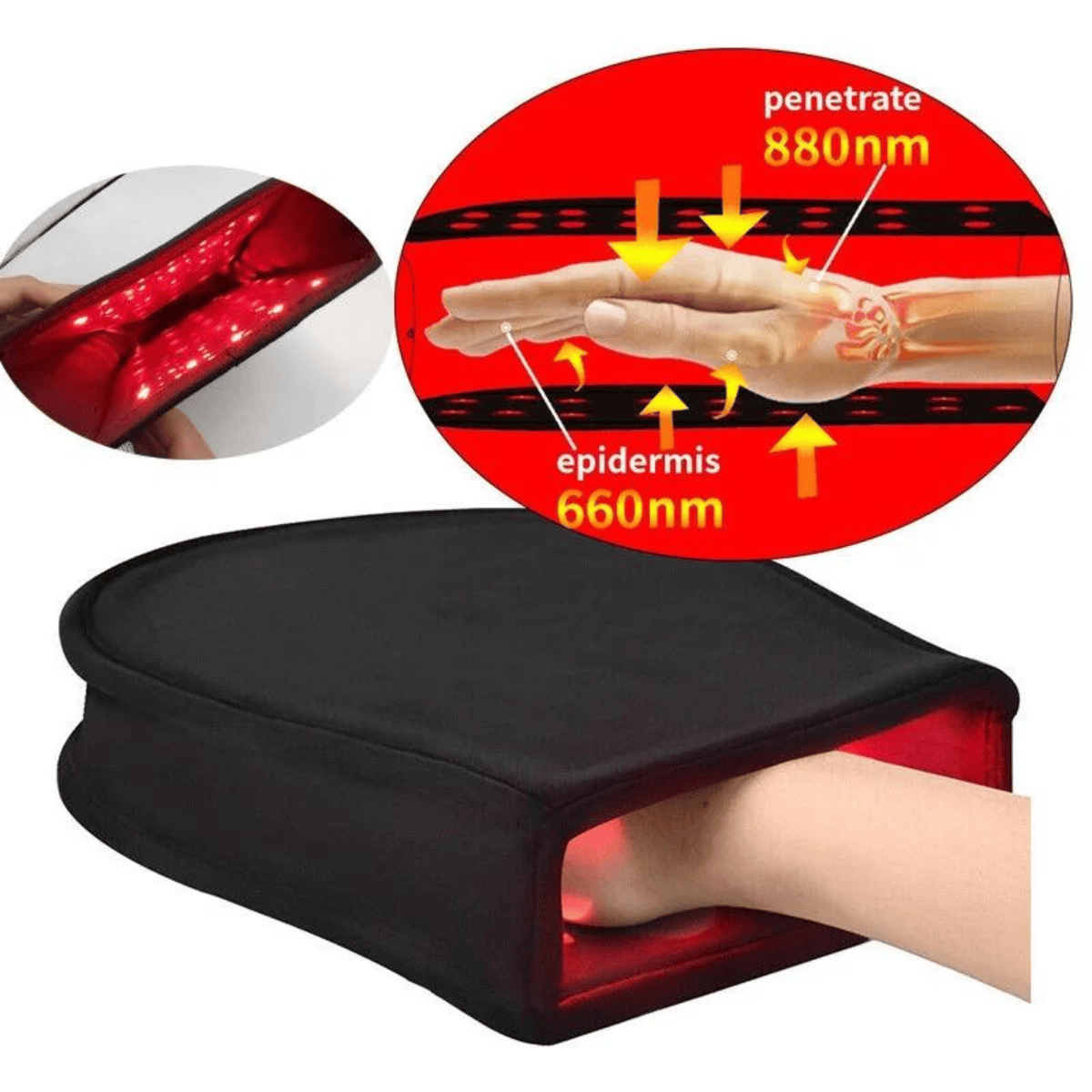 FlexiGlow | Lichttherapie Handschoen