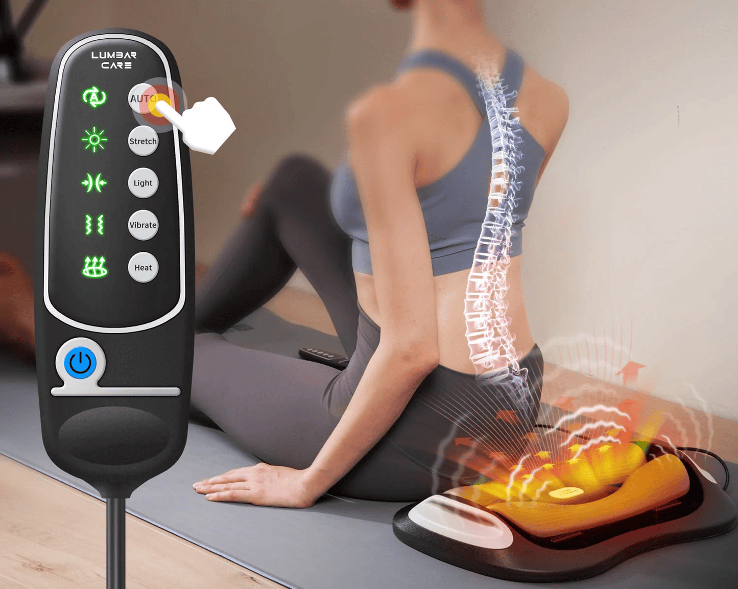 ReliefArc | Comfortabele Shiatsu Rugverlichter