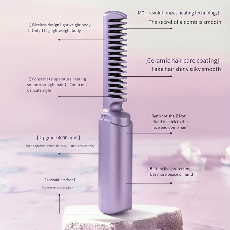 GlamComb | Borstel voor stijltang