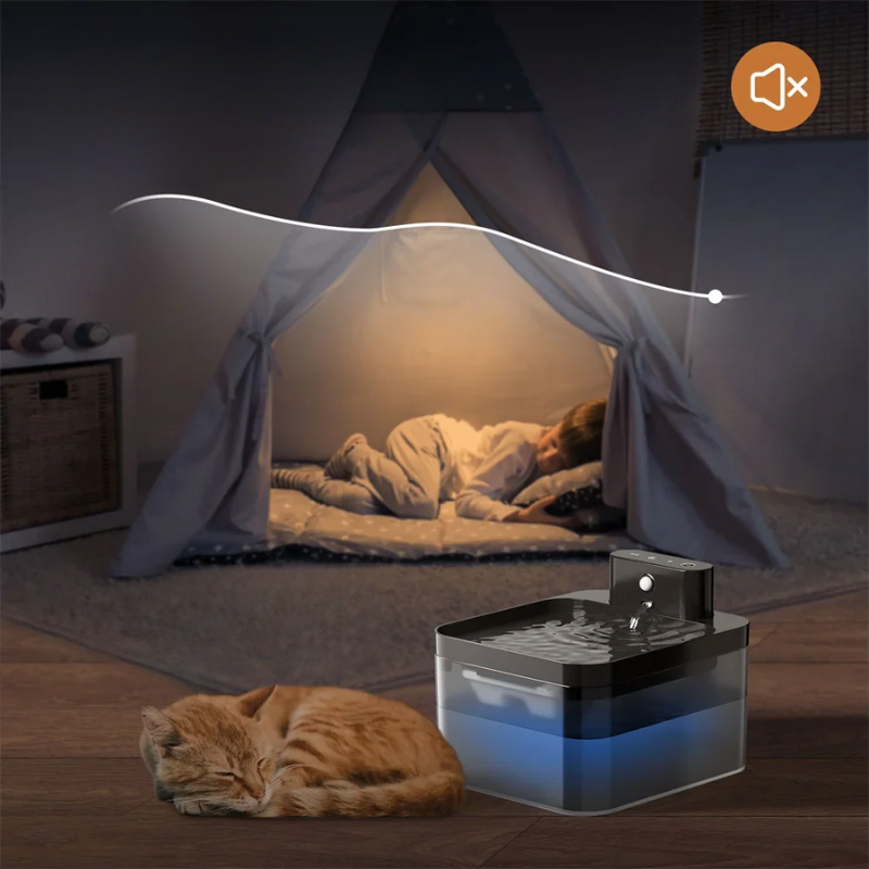PurrFlow | Draadloze waterfontein voor katten