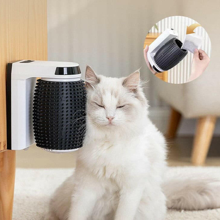 FurEase | Zelfverzorgende Kattenhoekborstel