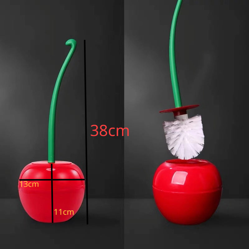 CherryFlush | Elegante Kersen Toiletborstelgarnituur
