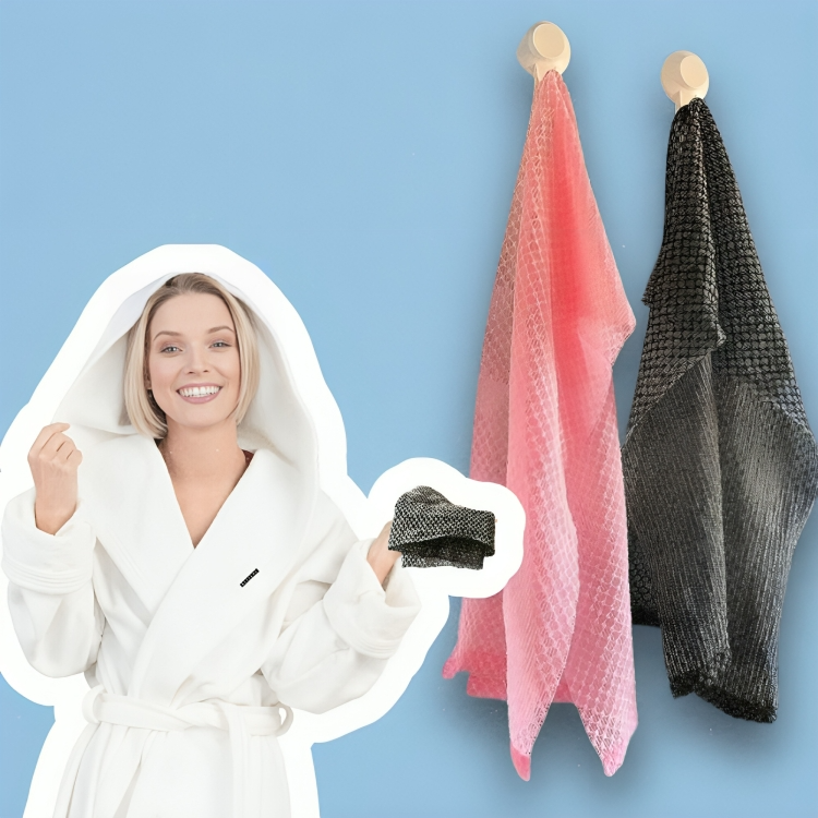 ScrubGlow | Antibacteriële scrubdouchehanddoek