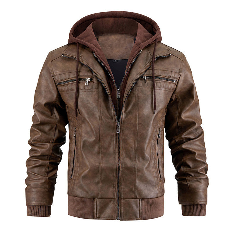 Velmorn | Luxe leren winterjas voor mannen