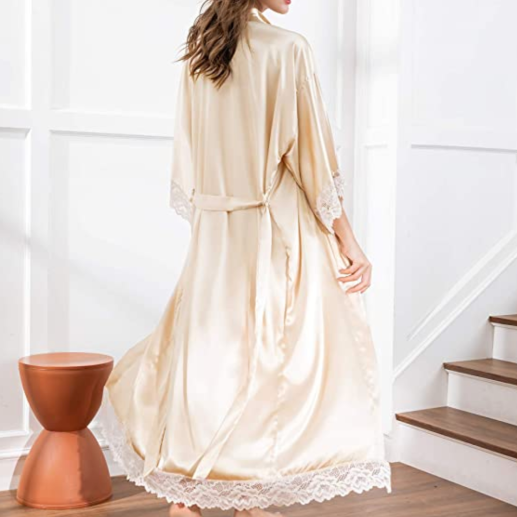 Serelisse | Satijn & Kant Elegantie Peignoir
