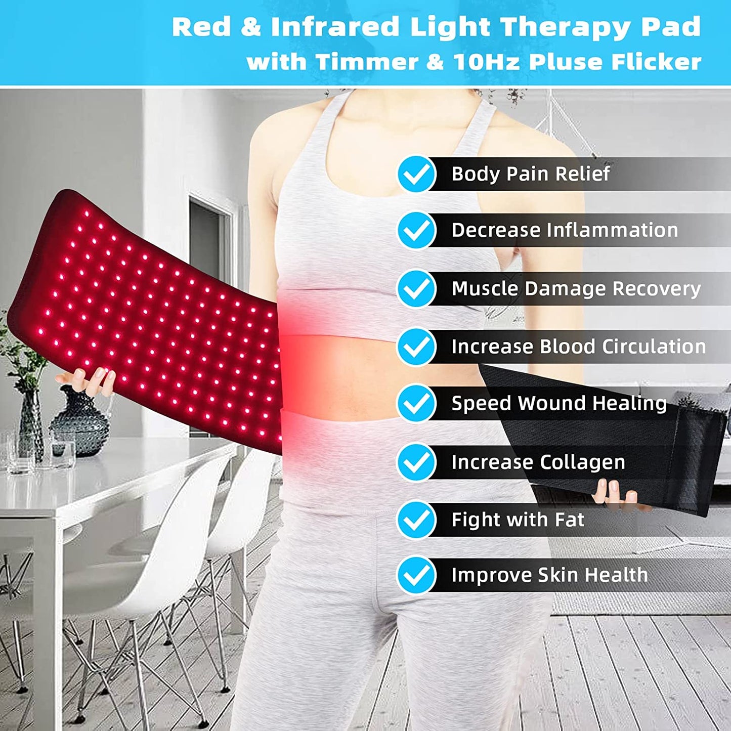 RapidRelief | Infrarood Pijnverlichting Therapeutische Band