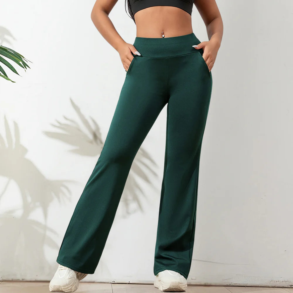 Olivia | Comfortabele, stijlvolle en flexibele Yoga Flare Pants voor elke houding
