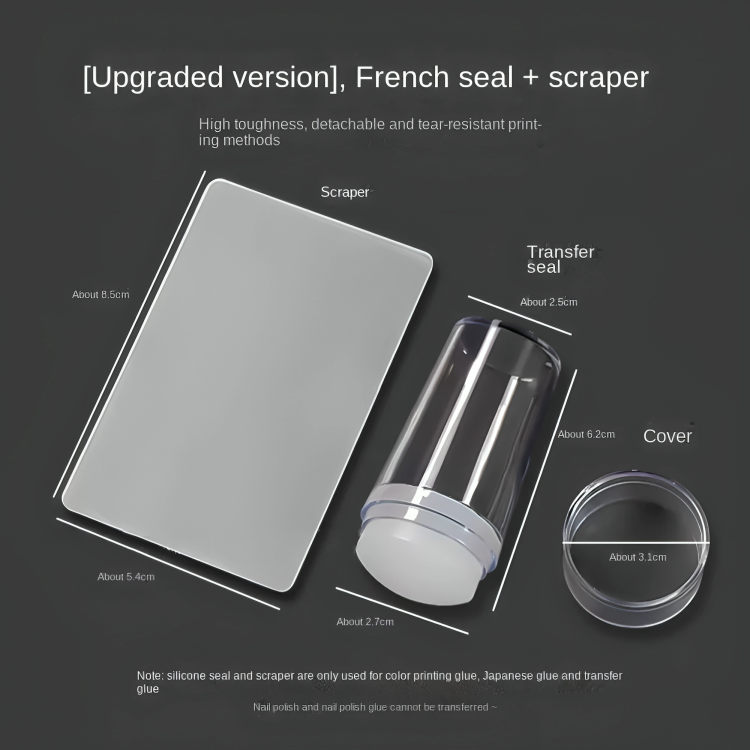 TipStamp | French tip manicure stempelset