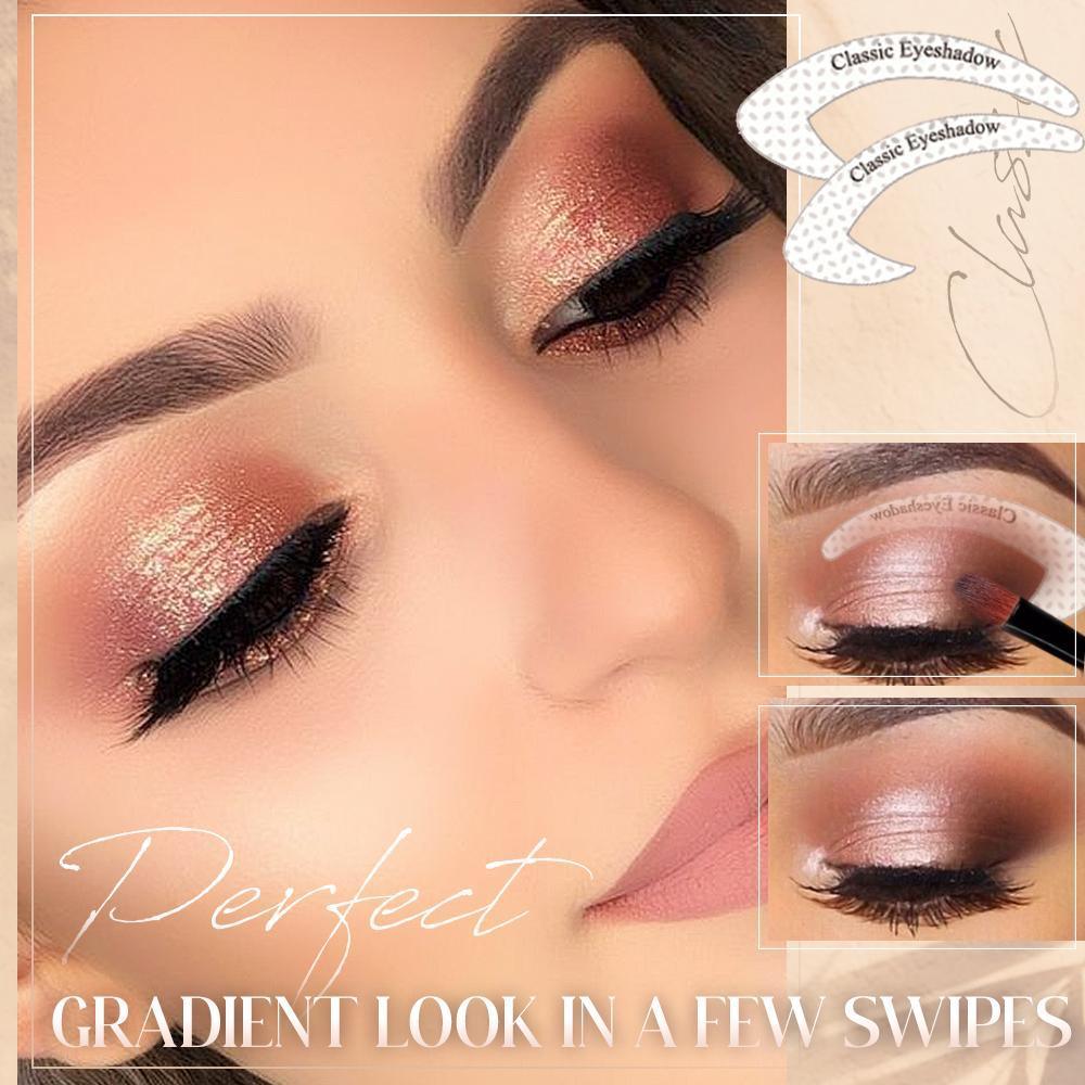 GlamourLook - Moeiteloos Perfect Oogschaduw Eyeliner Stencil - whambeauty