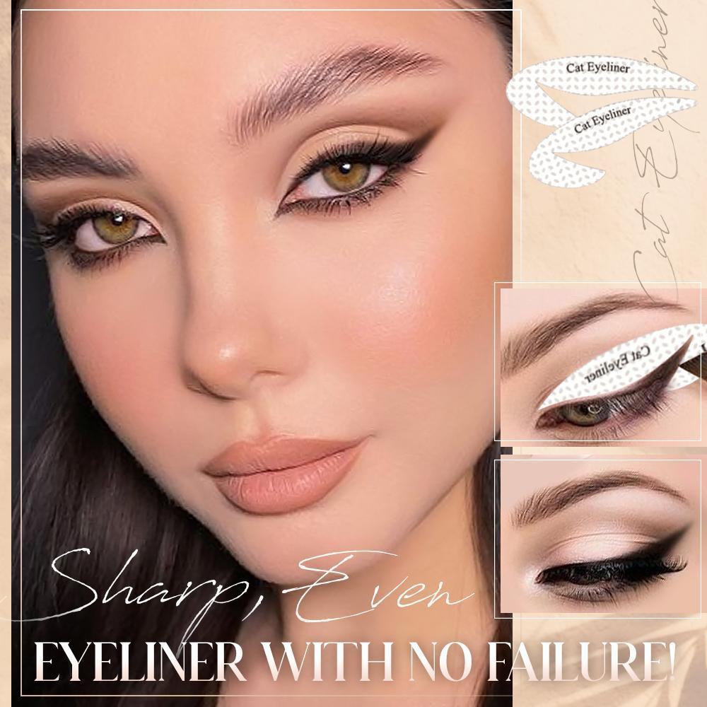 GlamourLook - Moeiteloos Perfect Oogschaduw Eyeliner Stencil - whambeauty