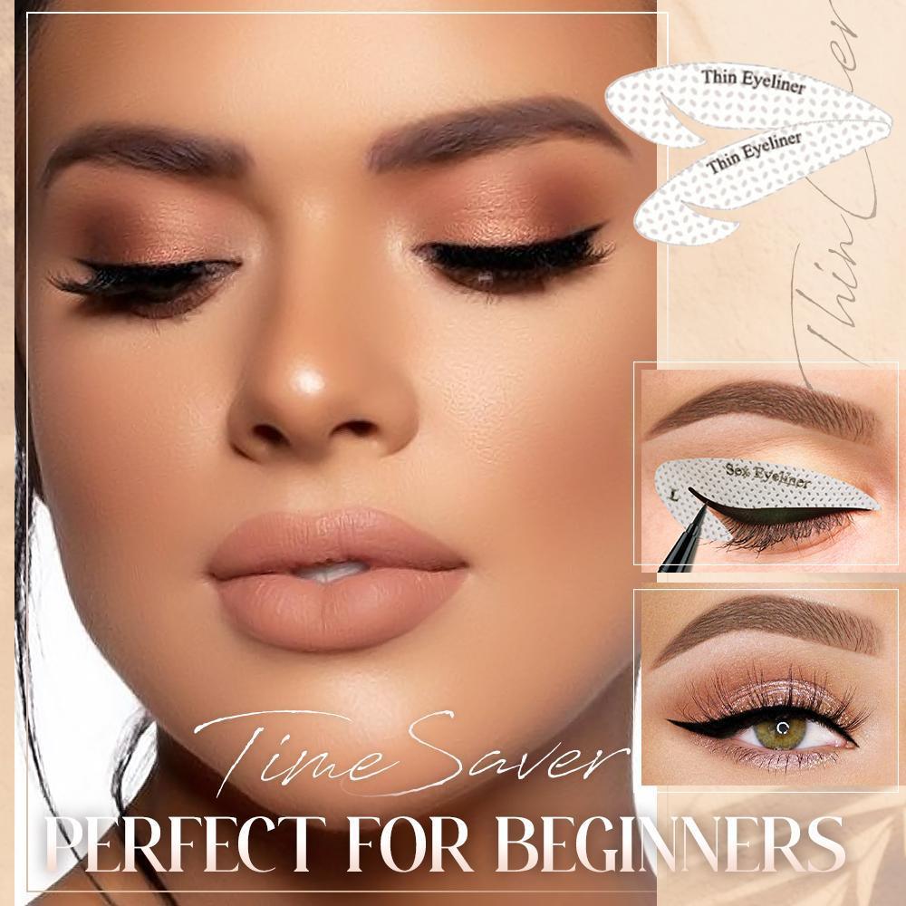 GlamourLook - Moeiteloos Perfect Oogschaduw Eyeliner Stencil - whambeauty