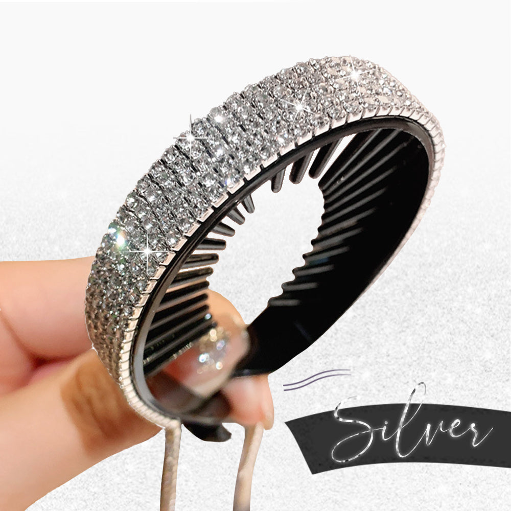 DiamondGlow Rhinestone Bun Maker - whambeauty