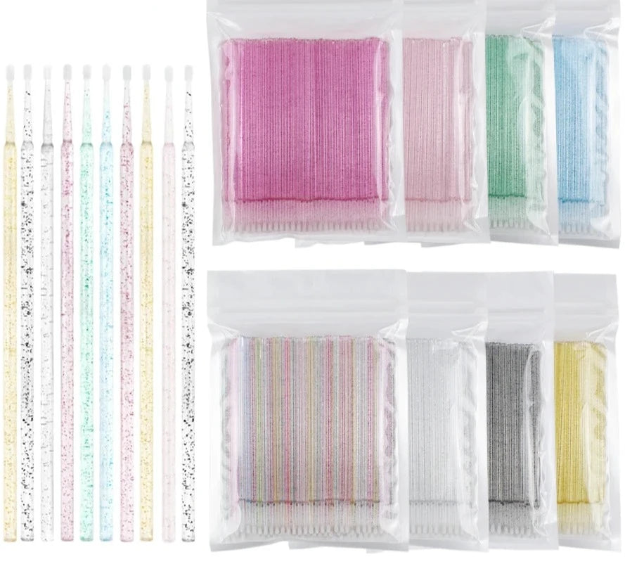 LashBrush | Wimperkwastjes voor eenmalig gebruik Zwabbertje