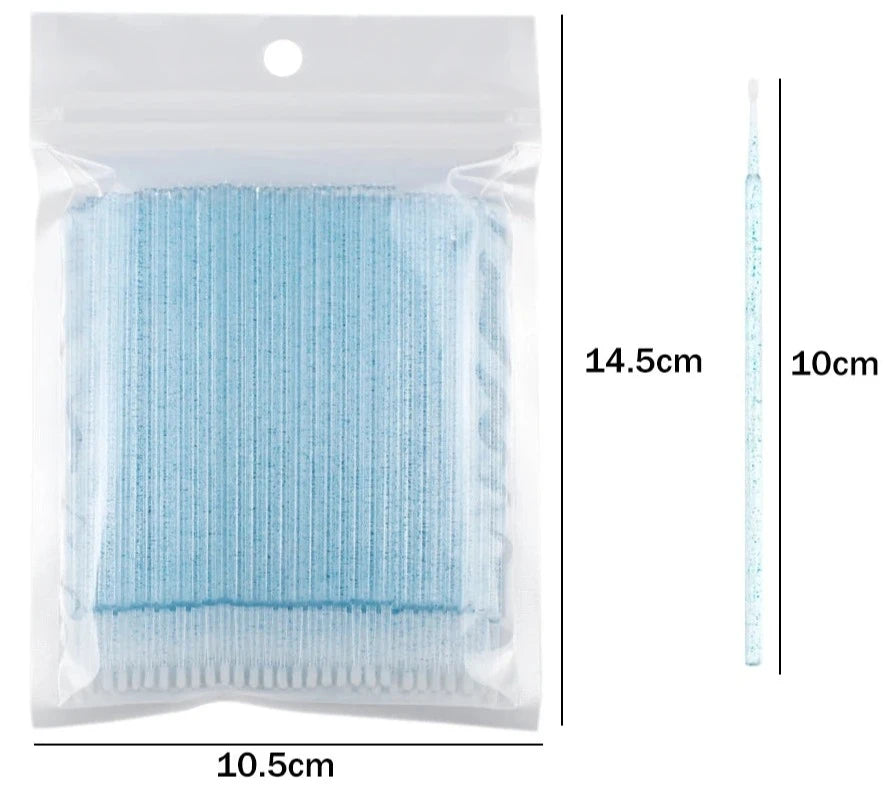 LashBrush | Wimperkwastjes voor eenmalig gebruik Zwabbertje