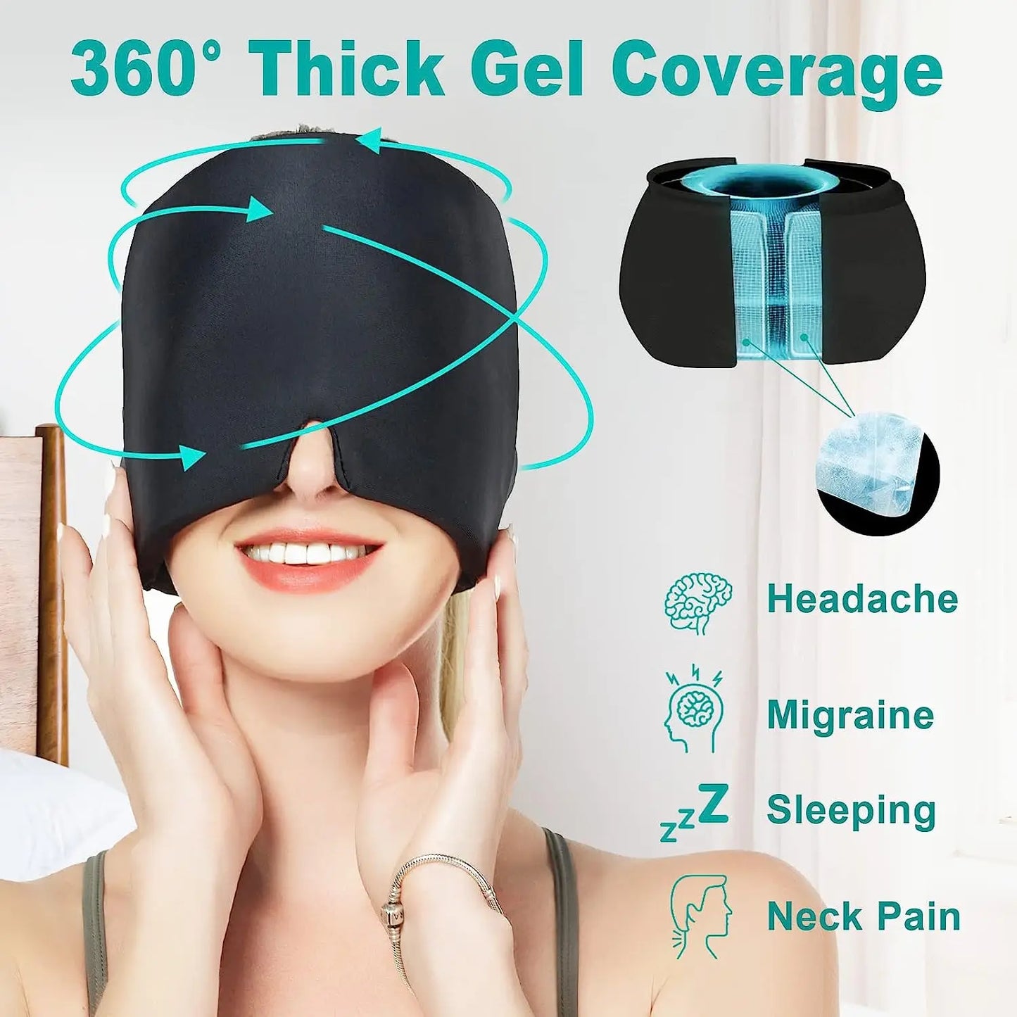 MigraineRelief | Migraine verlichtingshoed