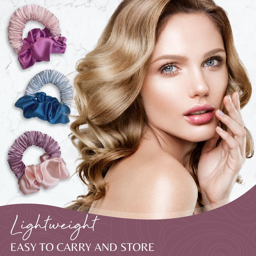Heatless Hair Curling Roller Scrunchie Kit - whambeauty