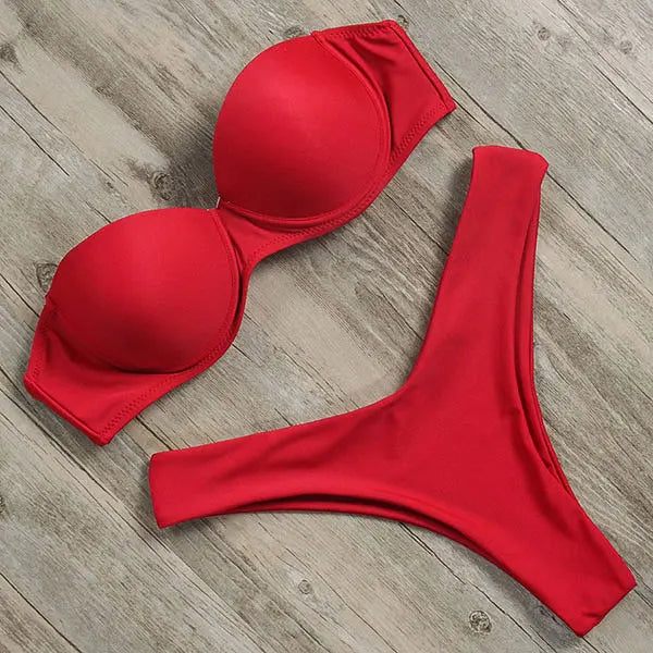 Zaryssa | Strapless Jungle Queen Bikini