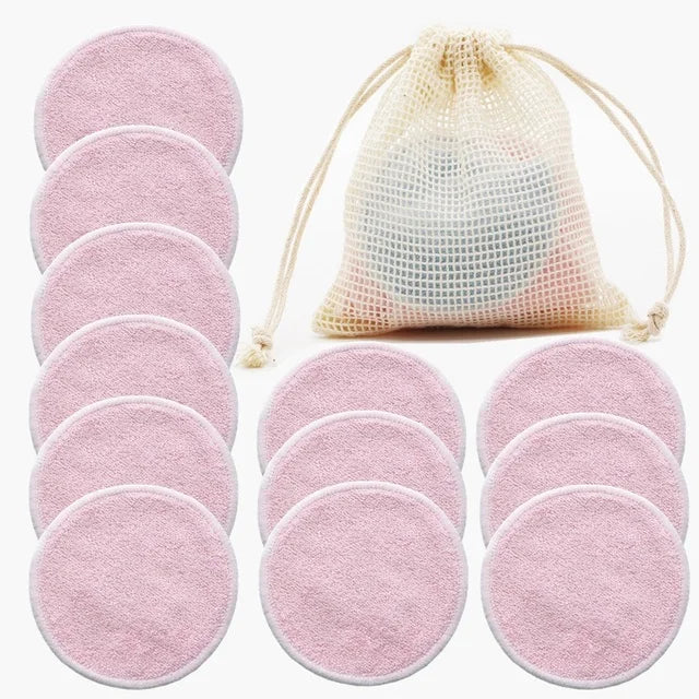 CottonPads | 12 stuks herbruikbare katoenen onderleggers