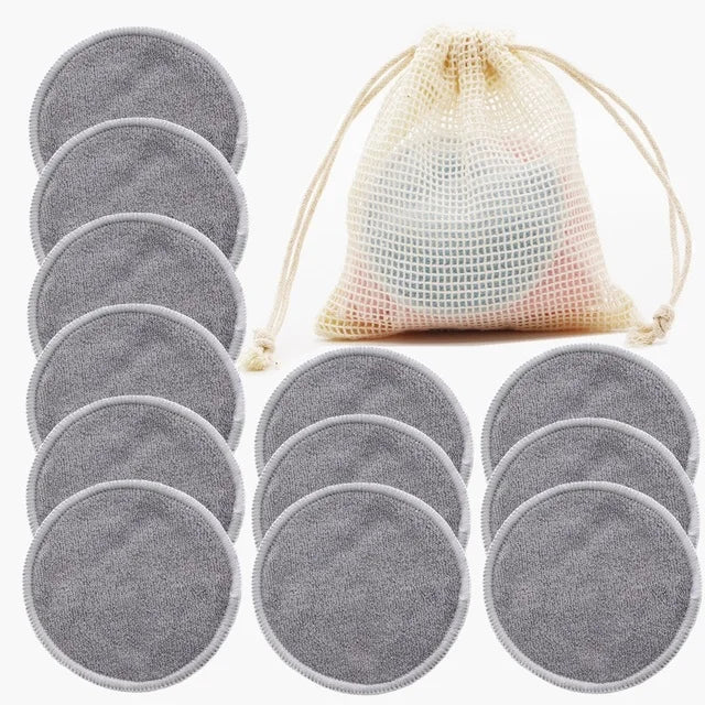 CottonPads | 12 stuks herbruikbare katoenen onderleggers