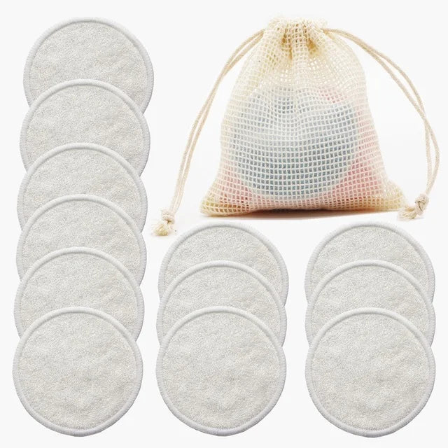 CottonPads | 12 stuks herbruikbare katoenen onderleggers